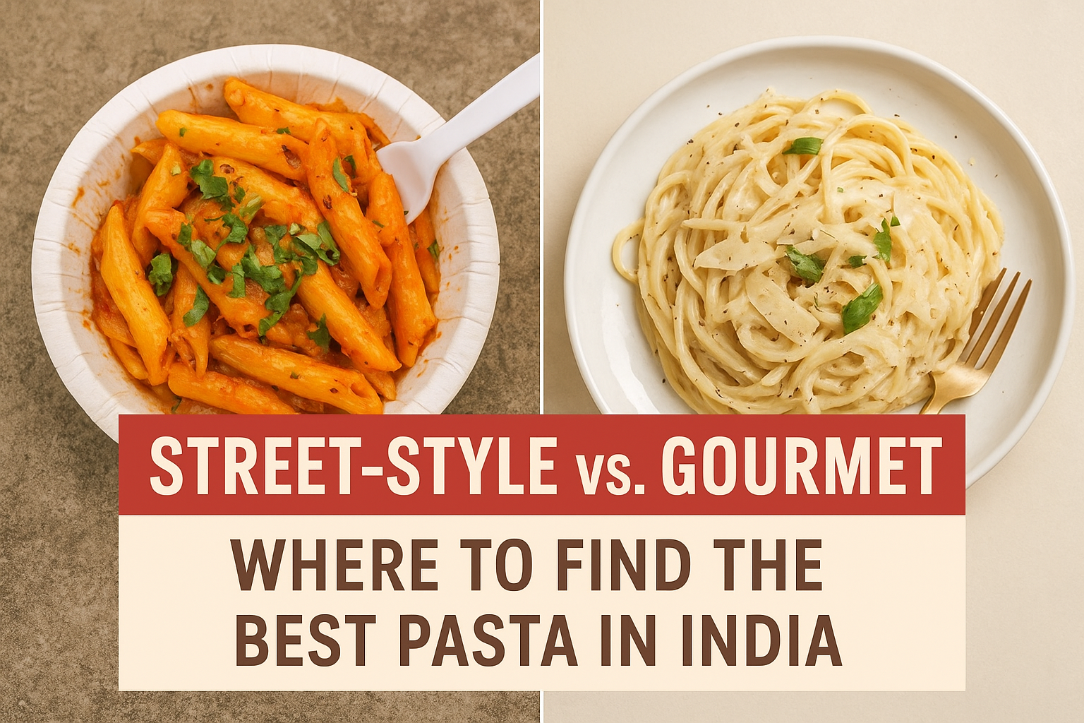 Street-Style vs. Gourmet: Where to Find the Best Pasta in India